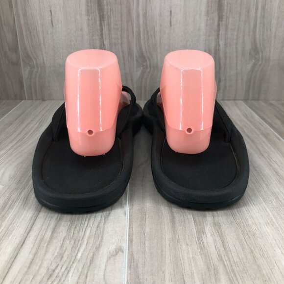 Olukai Flip Flops Mens EU 42 Ohana Black Slip On Thong Sandals - Picture 9 of 12